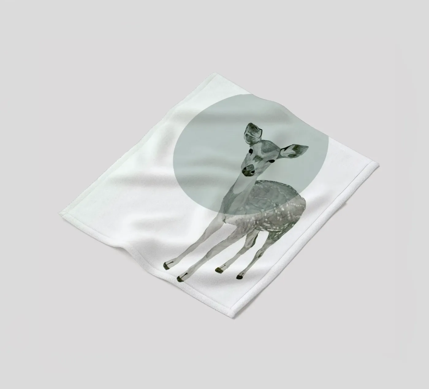 Deer Fleecedecke von Morgan Kendall