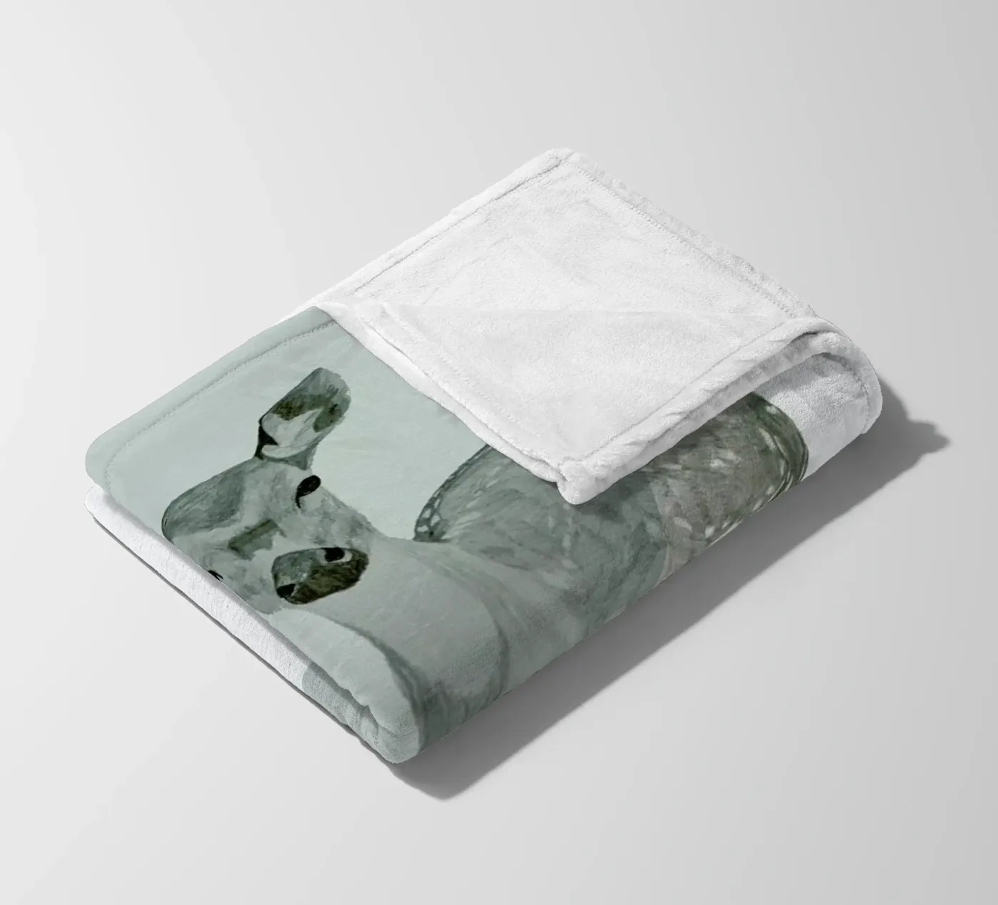 Deer Fleecedecke von Morgan Kendall