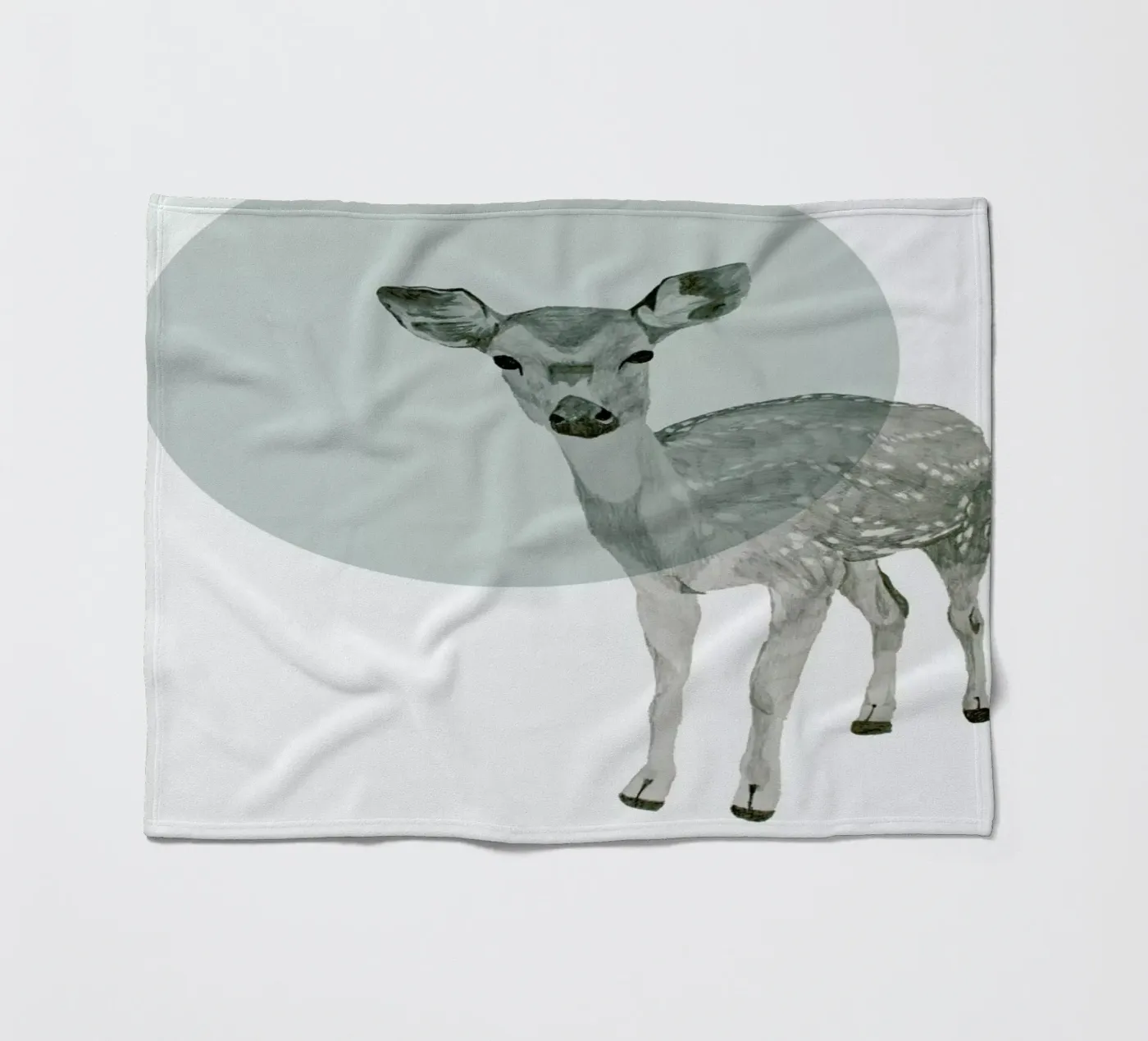 Deer Fleecedecke von Morgan Kendall