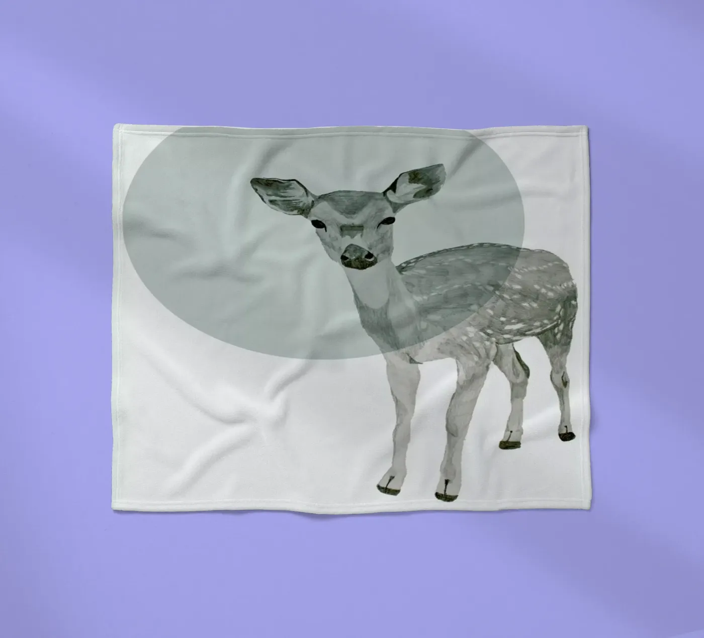 Deer Fleecedecke von Morgan Kendall