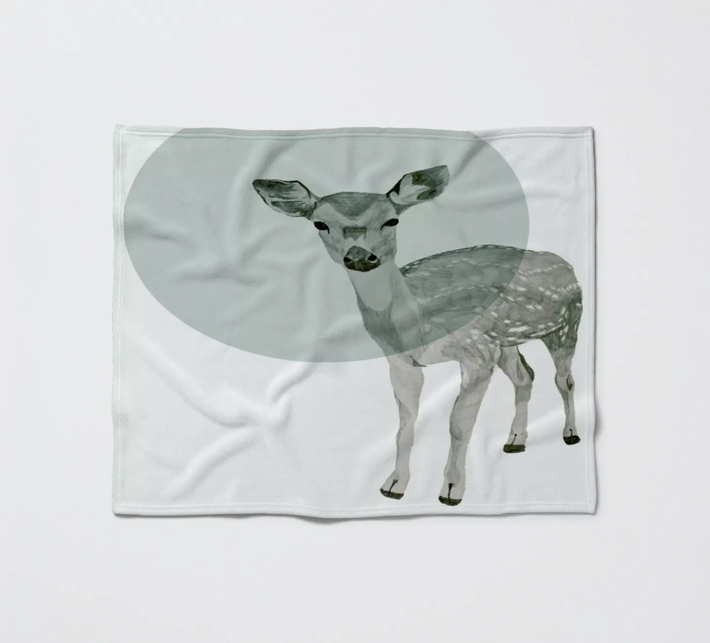 Deer Fleecedecke von Morgan Kendall