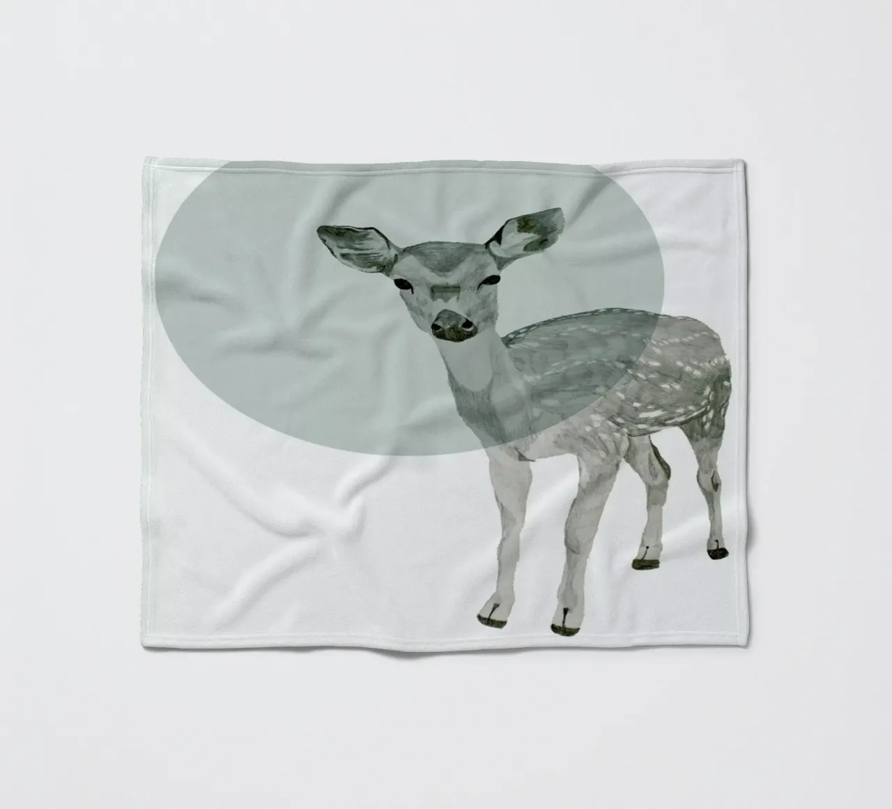 Deer fleecedeken van Morgan Kendall