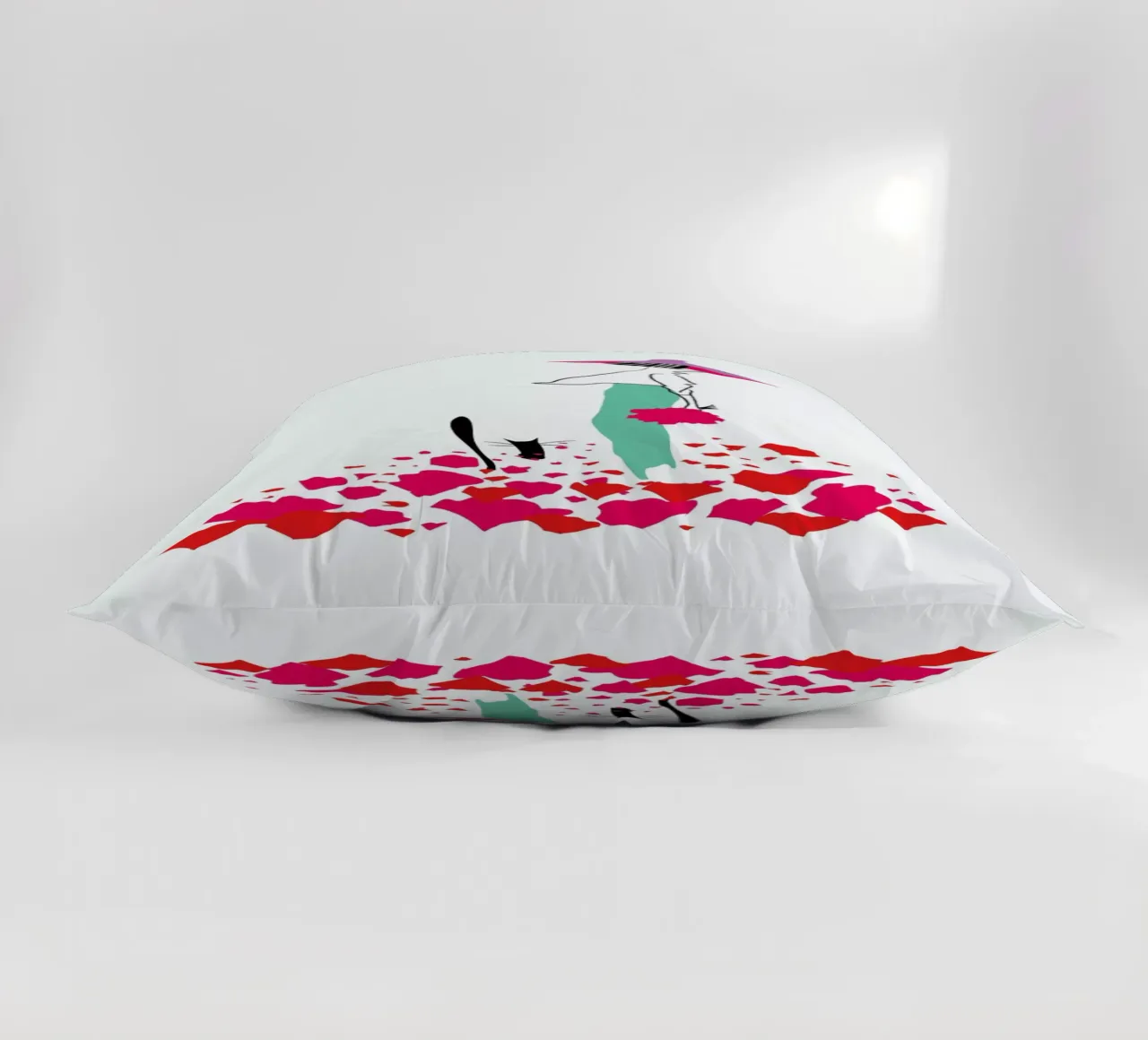 Poppy Fields cuscino da Moira Scicluna Zahra