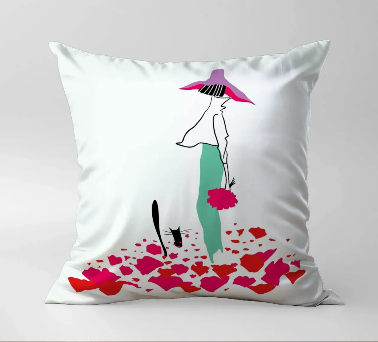 Poppy Fields cuscino da Moira Scicluna Zahra