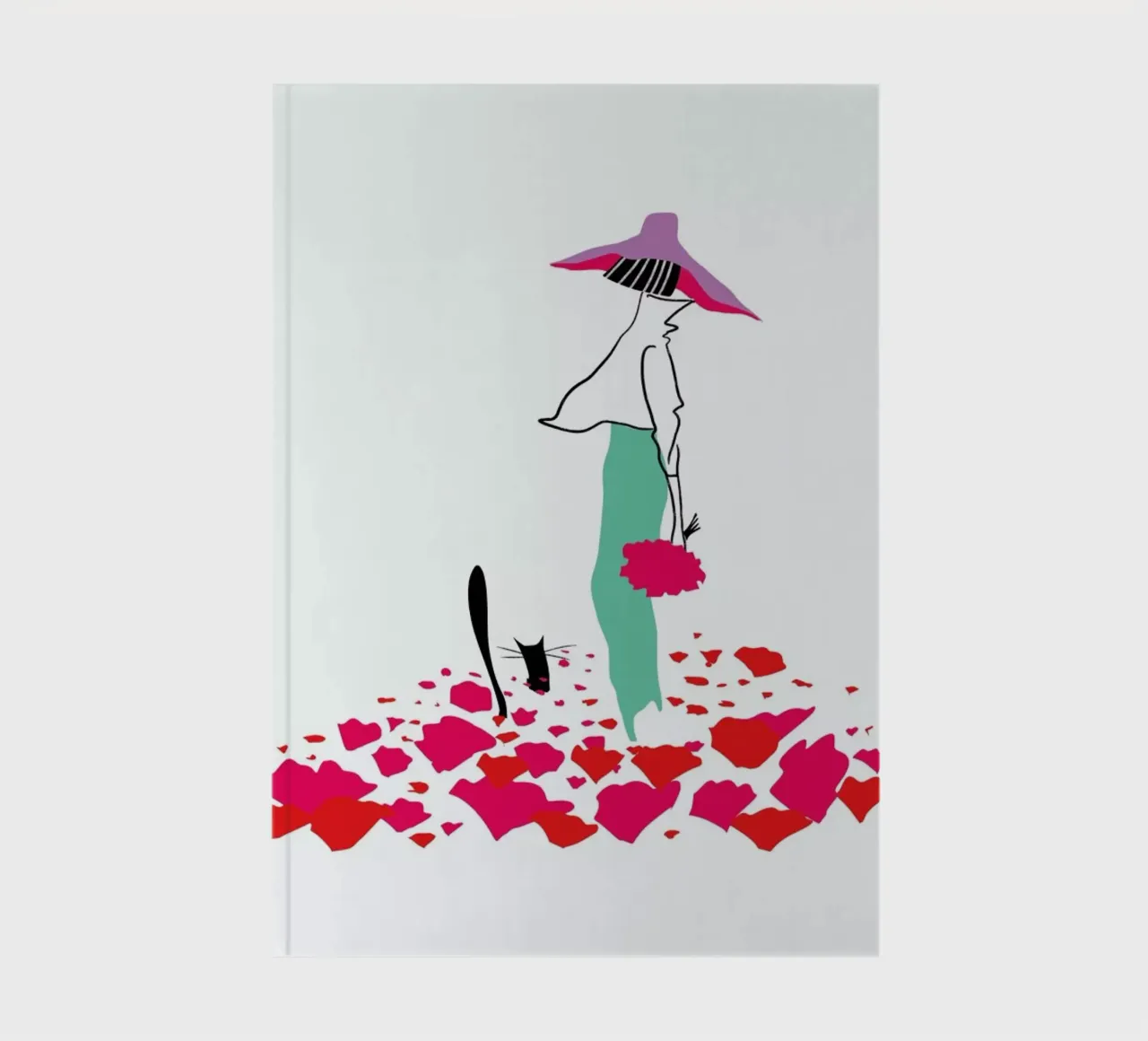 Poppy Fields notebook by Moira Scicluna Zahra