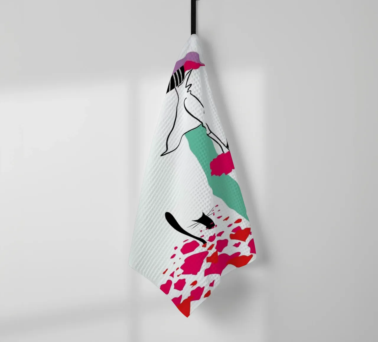 Poppy Fields canovaccio da cucina da Moira Scicluna Zahra