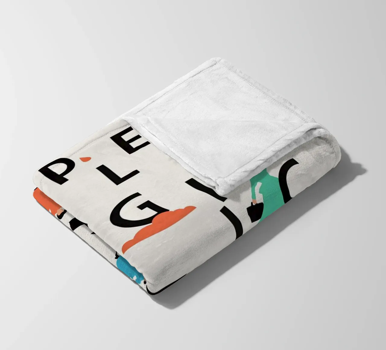 Supercali fleece blanket by The Poster Kid