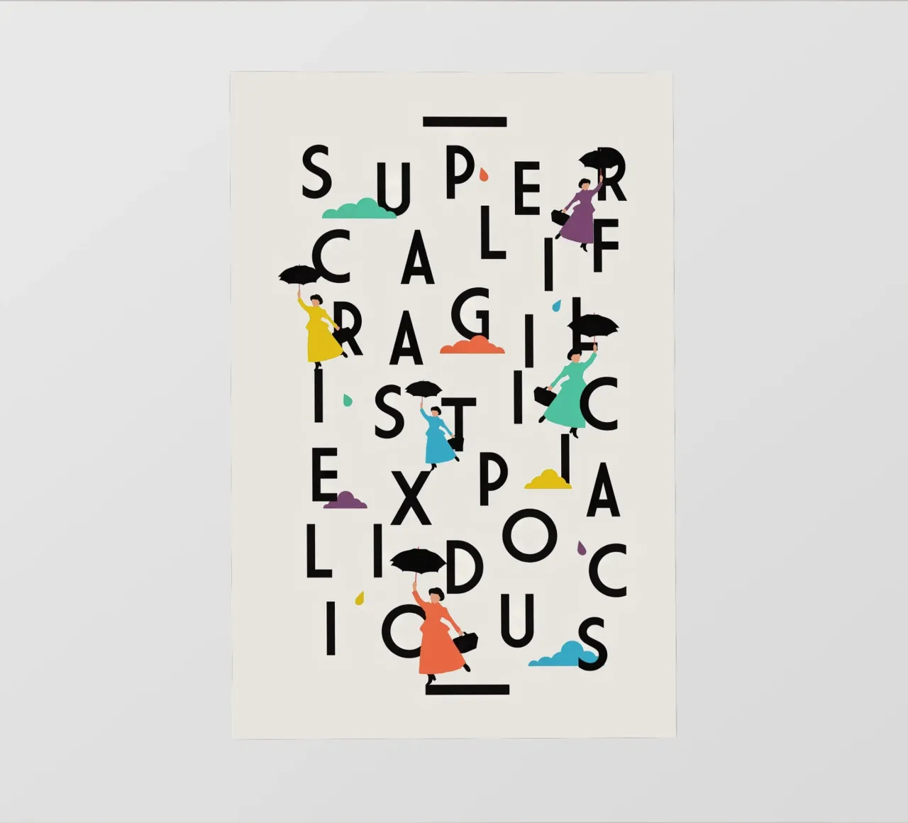 Supercali pellicola backlit da The Poster Kid