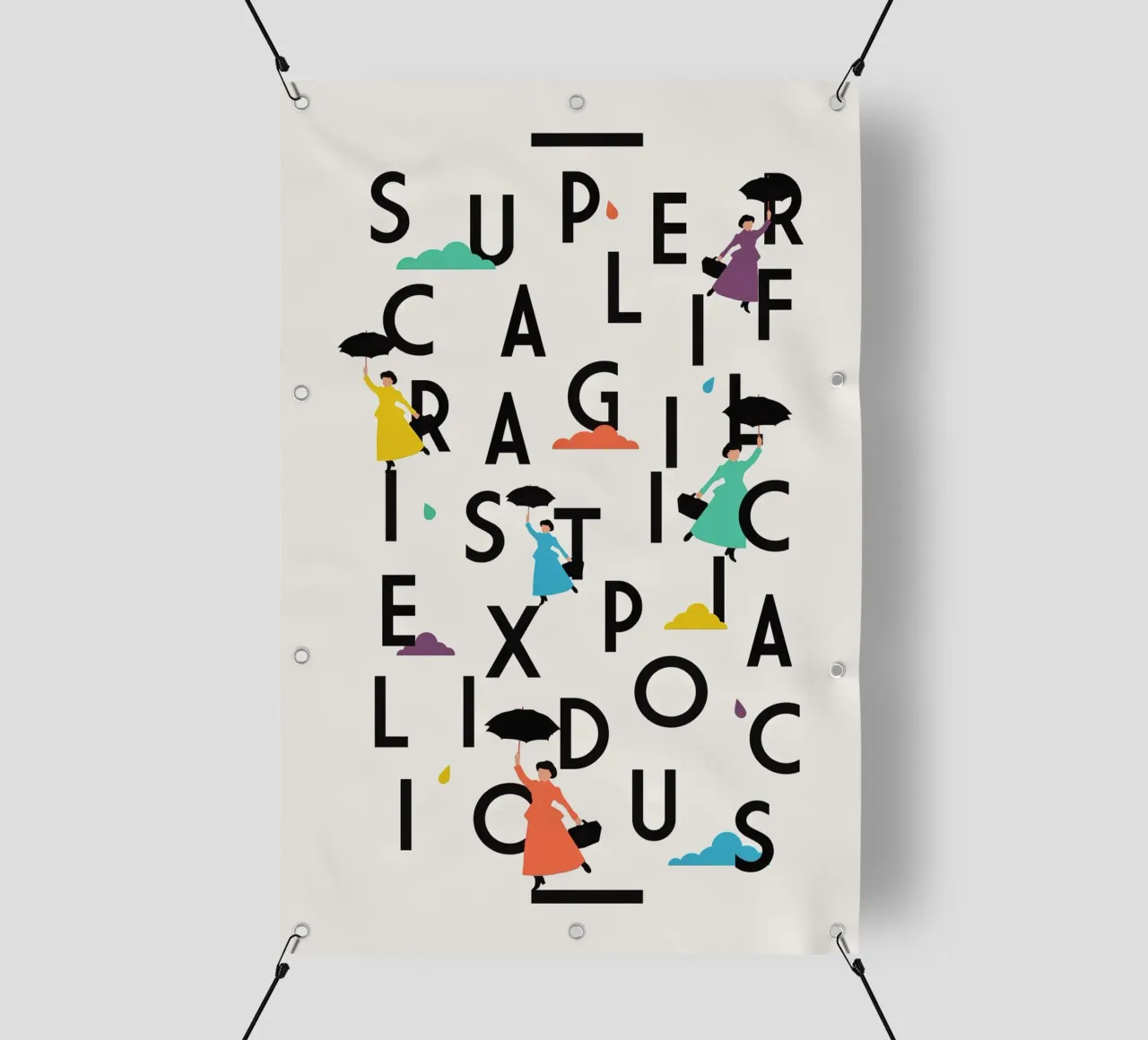 Supercali pvc cover by The Poster Kid