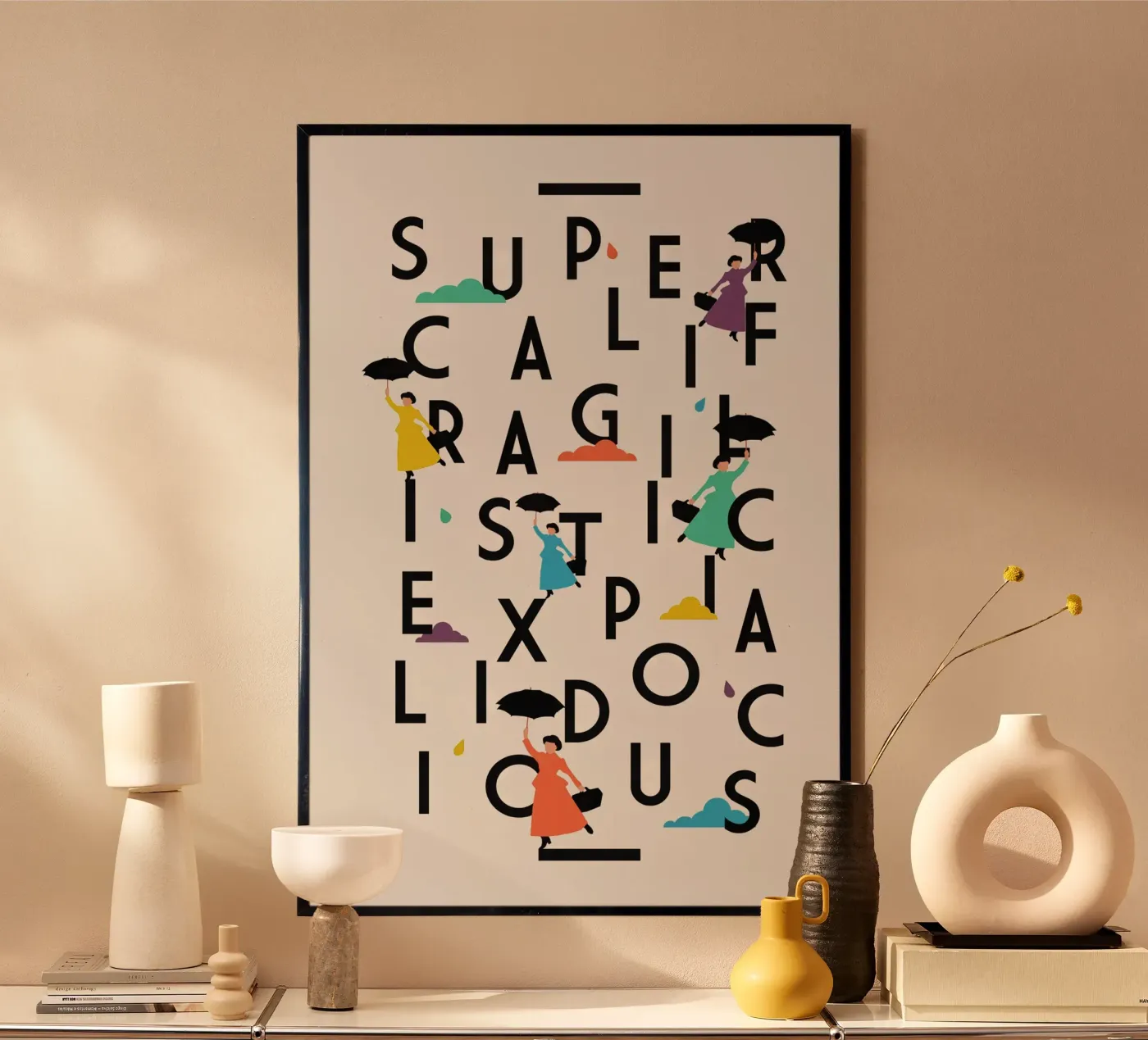 Supercali poster by The Poster Kid
