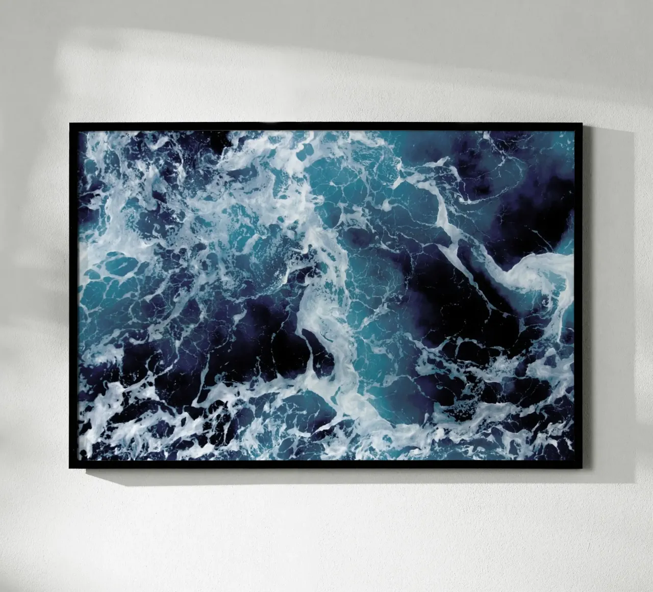 The Sea by @Michaela_LRA poster con telaio in legno da EyeEm Mobile GmbH