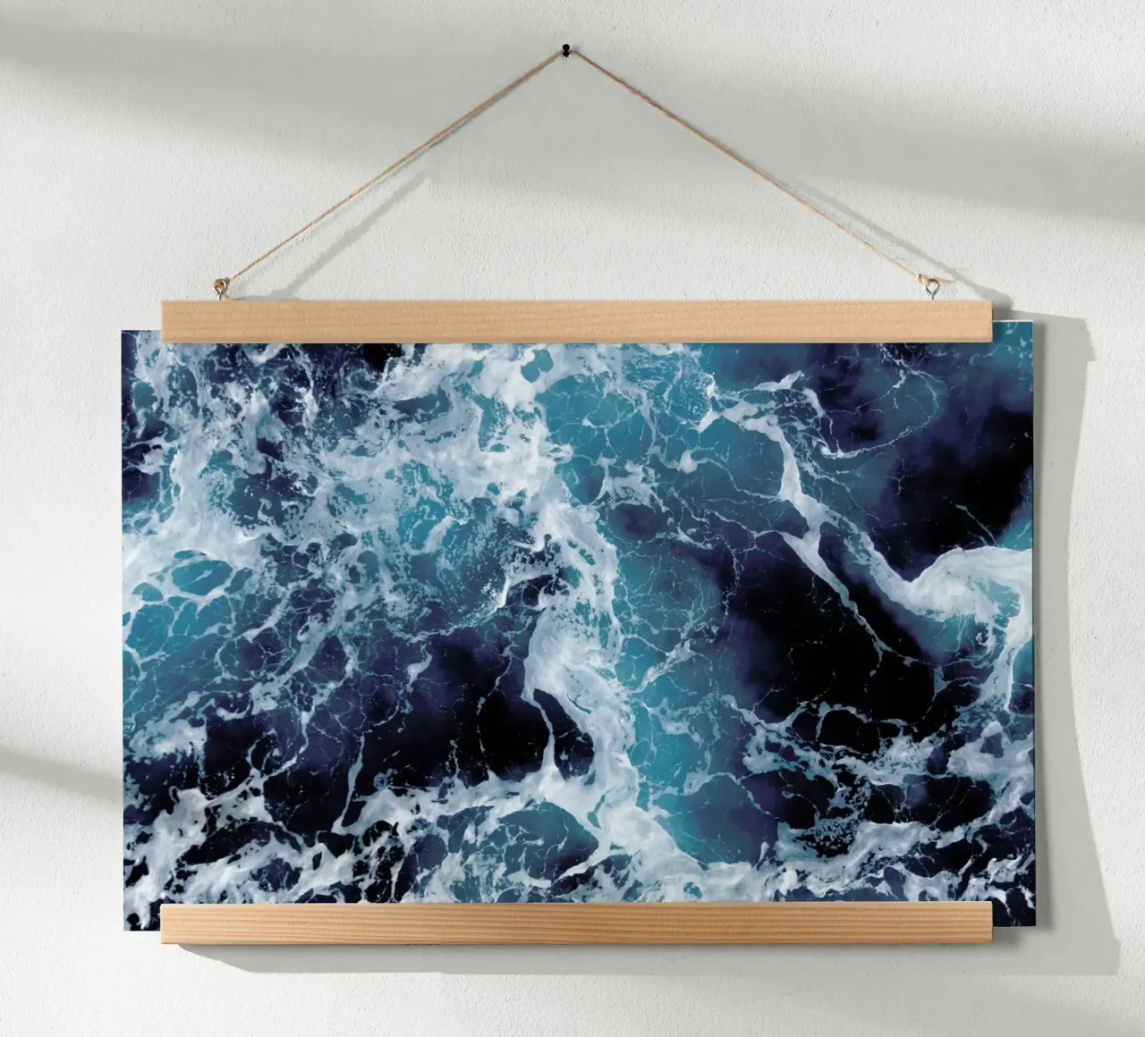The Sea by @Michaela_LRA poster con telaio in legno da EyeEm Mobile GmbH