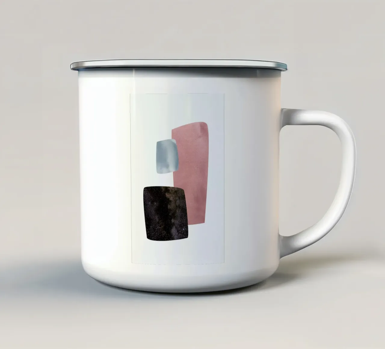 Cosmic taza de esmalte de petiteCAPS