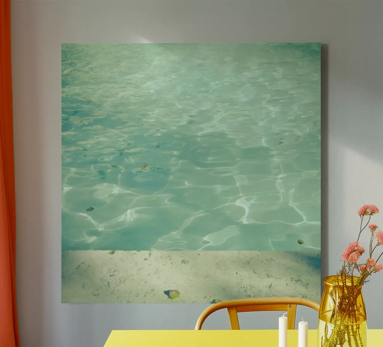 Morning Swim canvas by Cassia Beck Photography