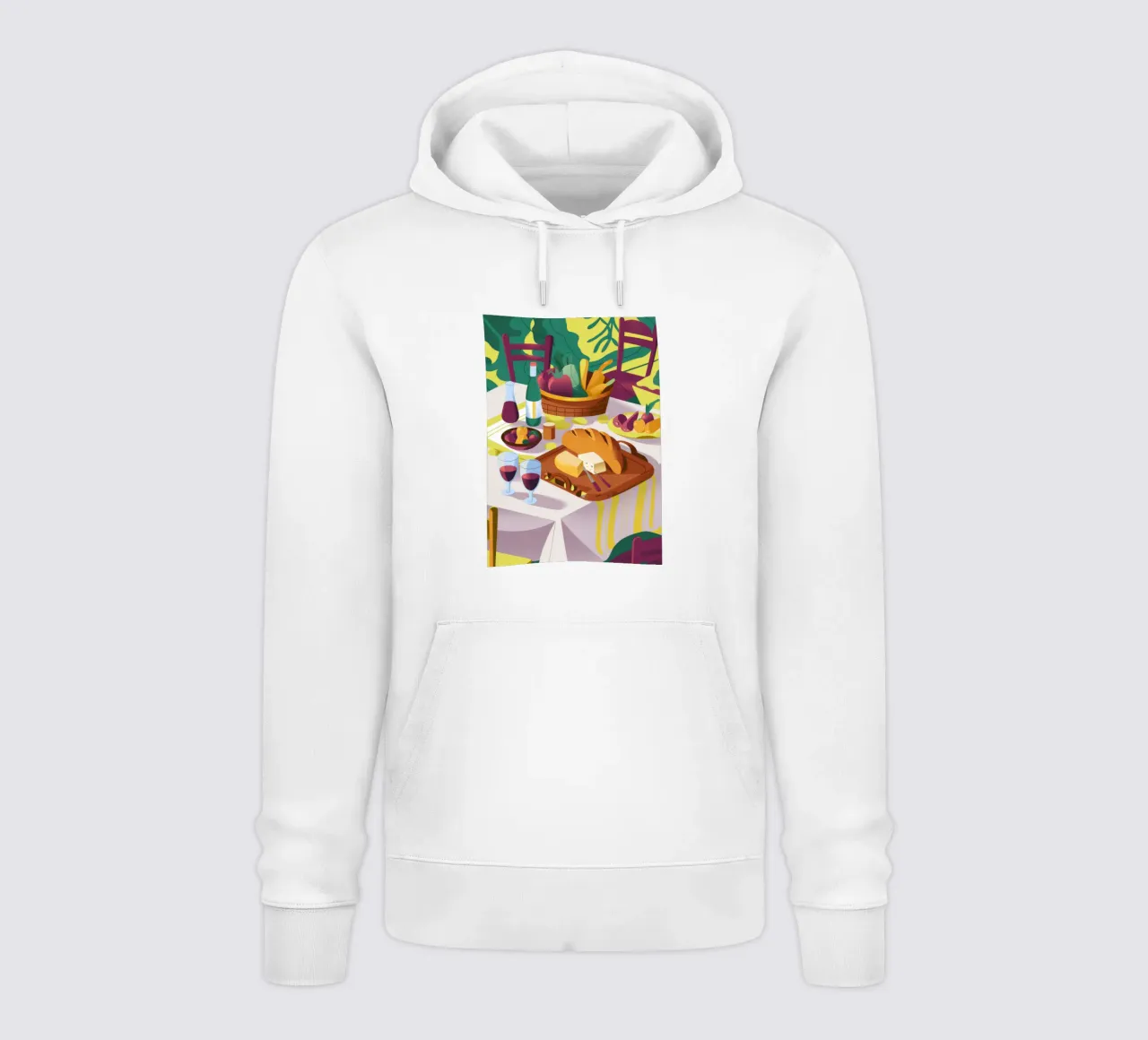 Raduno di vini rustici felpa con cappuccio da Kamera Obskura