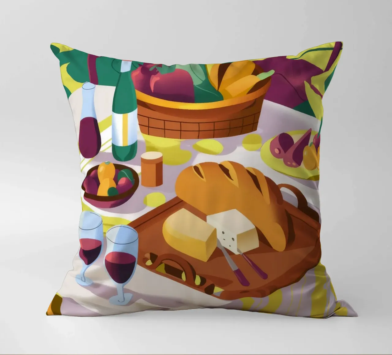 Raduno di vini rustici cuscino da Kamera Obskura