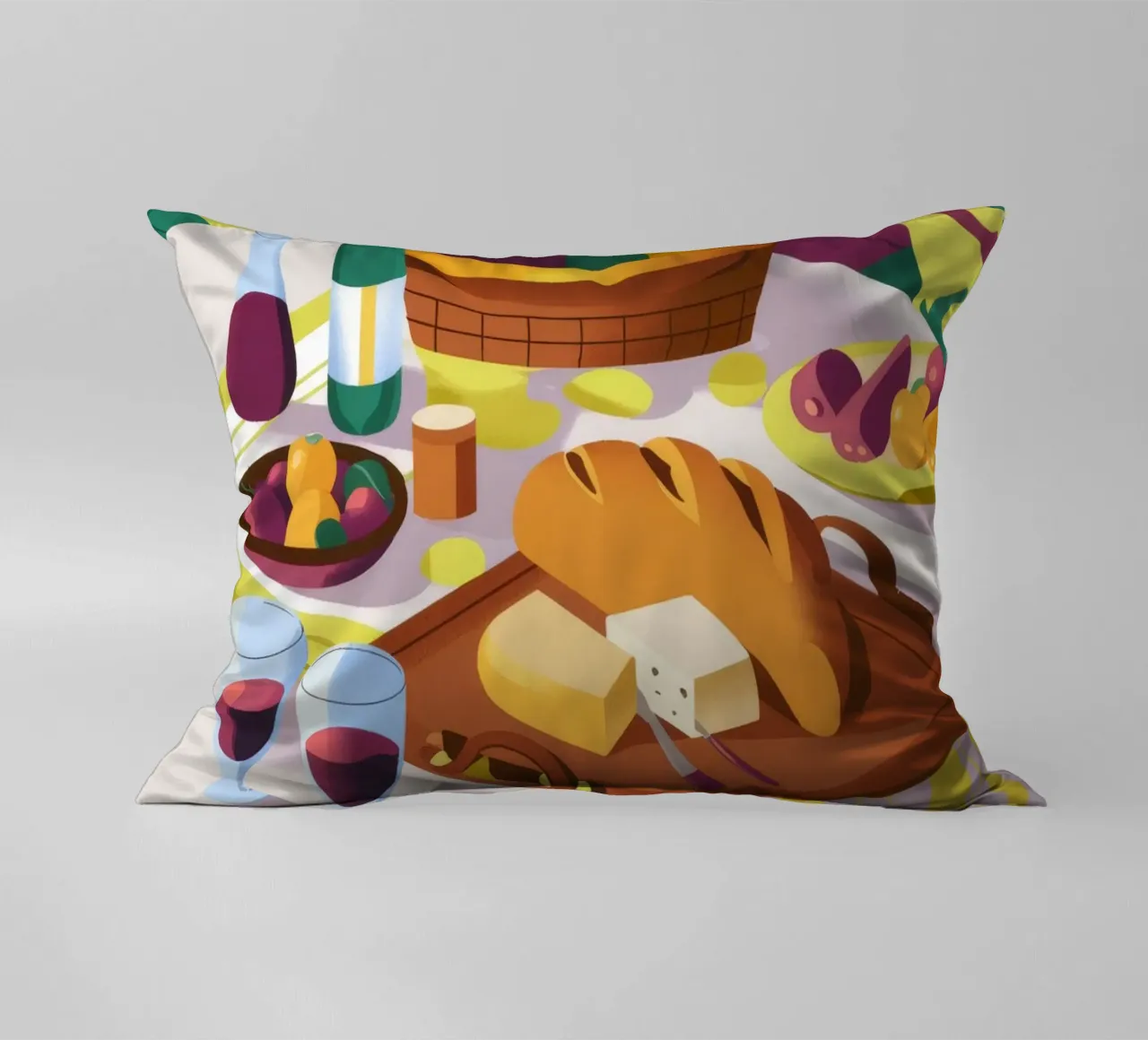 Raduno di vini rustici cuscino da Kamera Obskura