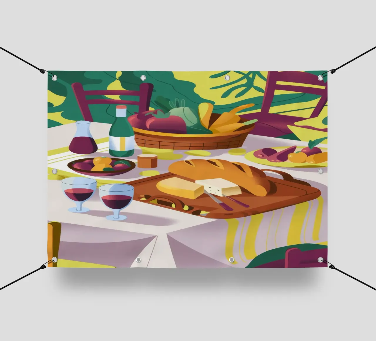 Raduno di vini rustici telo in pvc da Kamera Obskura