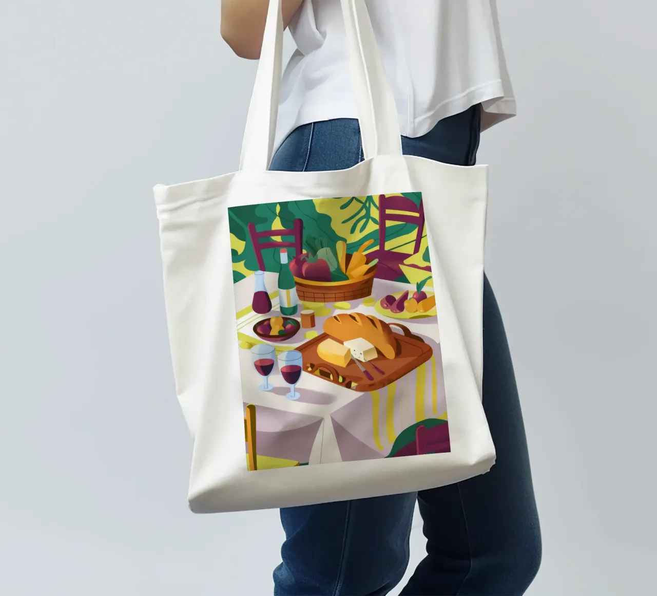 Raduno di vini rustici borsa in juta da Kamera Obskura
