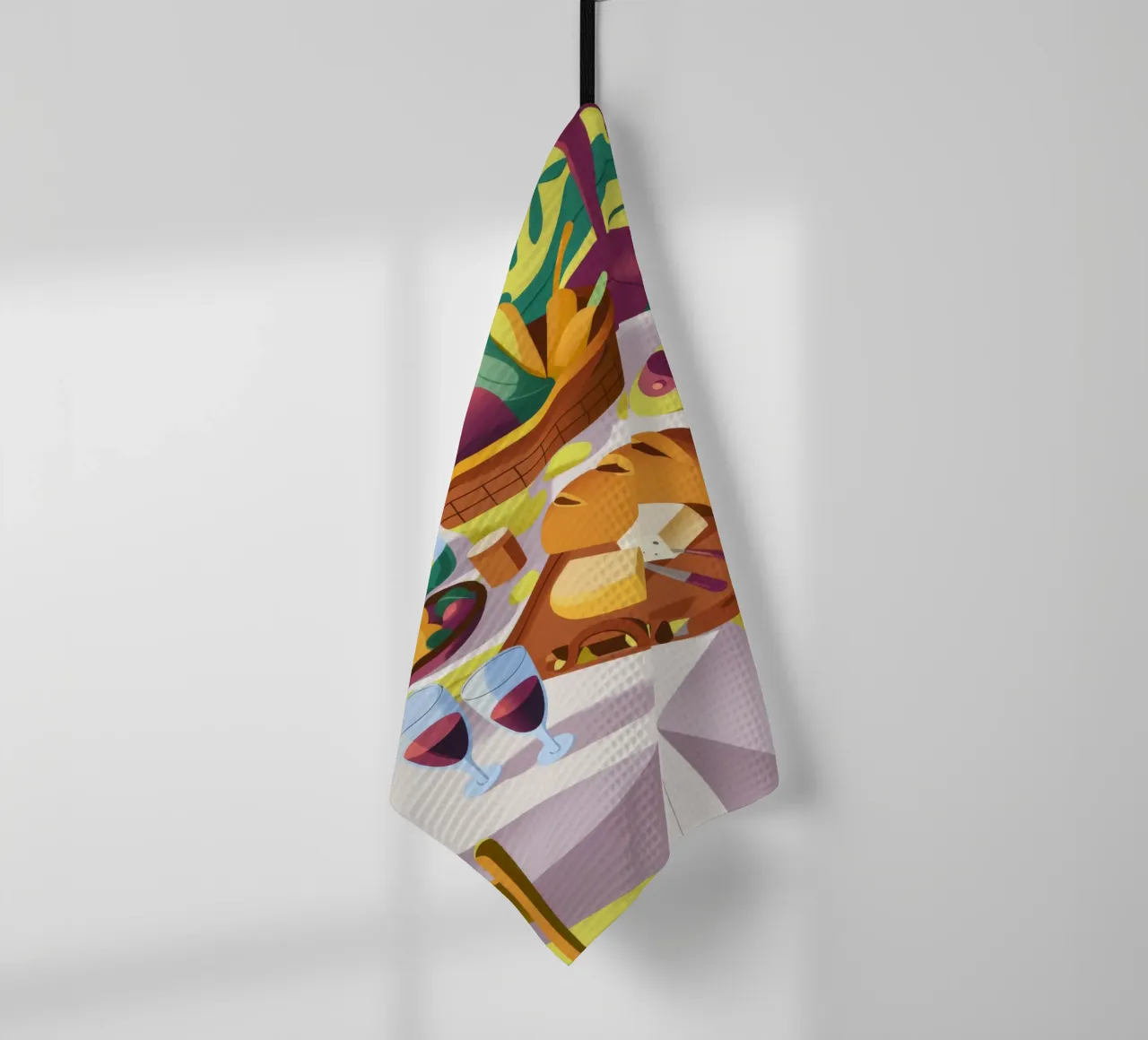 Rassemblement de vins rustiques torchon de Kamera Obskura