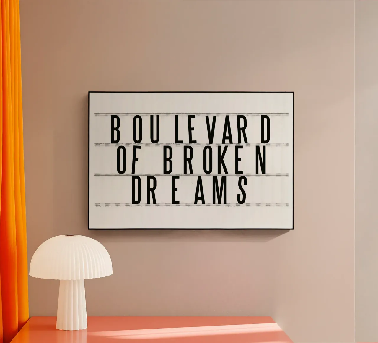 Cinema No. 9 plexiglass da typealive