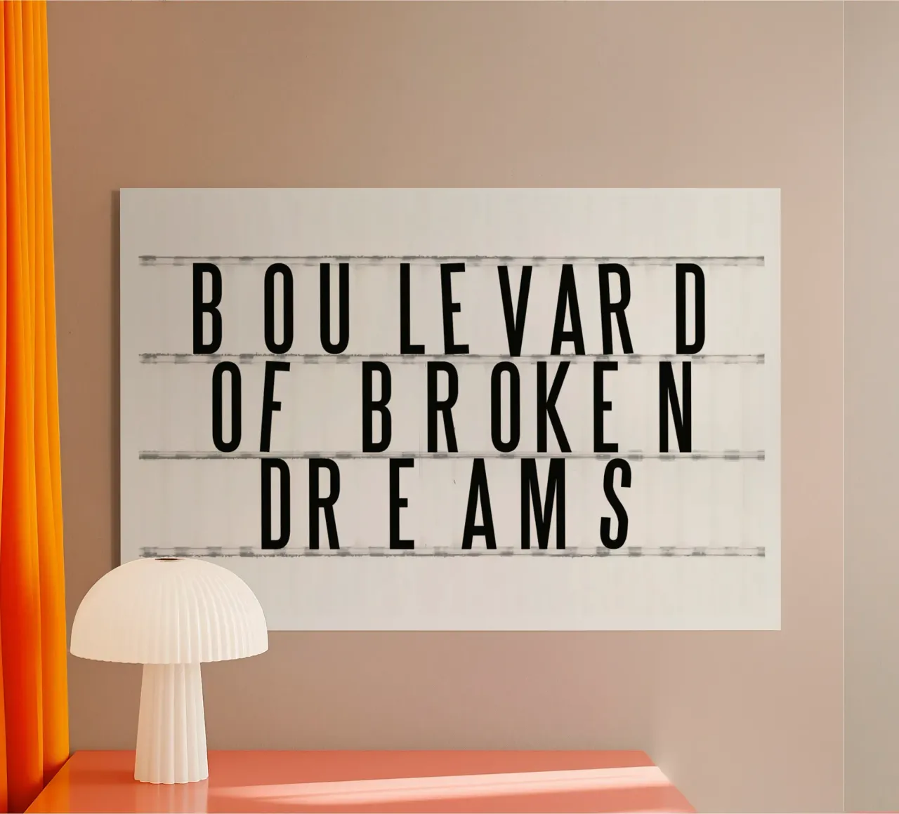 Cinema No. 9 plexiglass da typealive