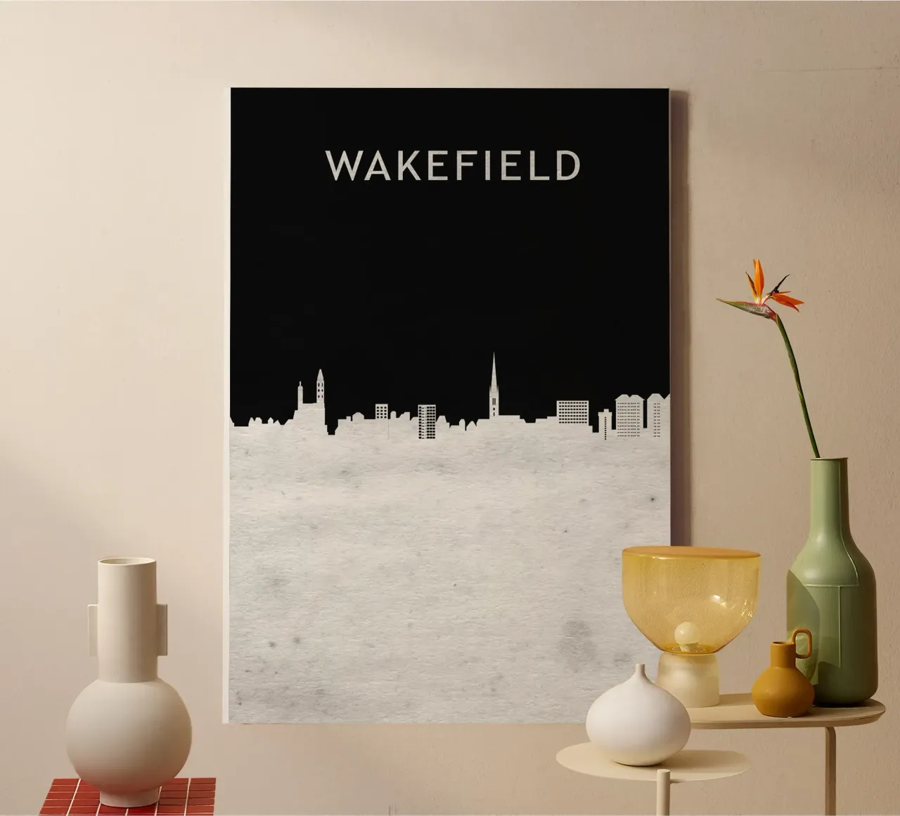 Wakefield England tela con Cornice a cassetta da Travelstudio