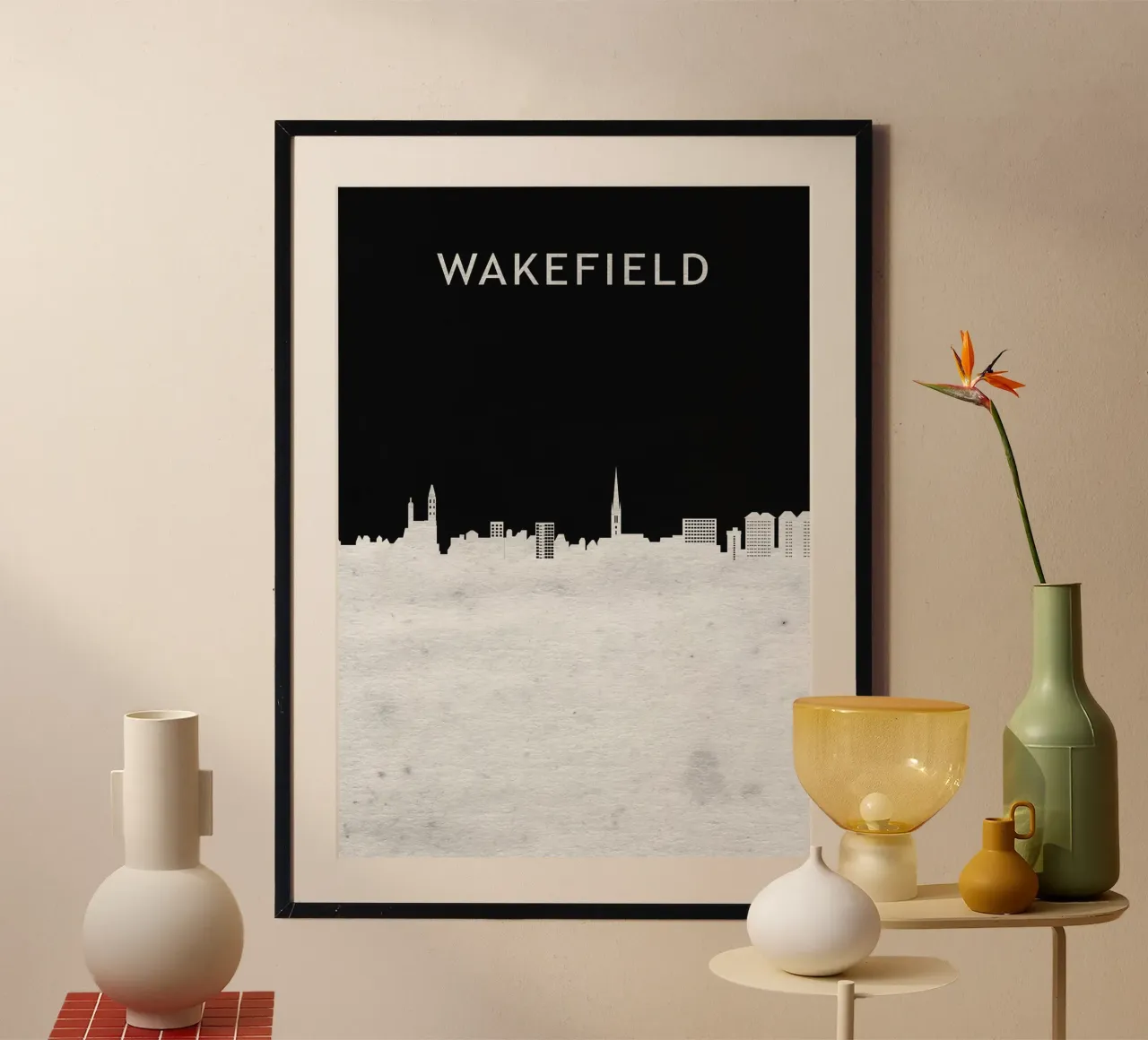 Wakefield England poster da Travelstudio