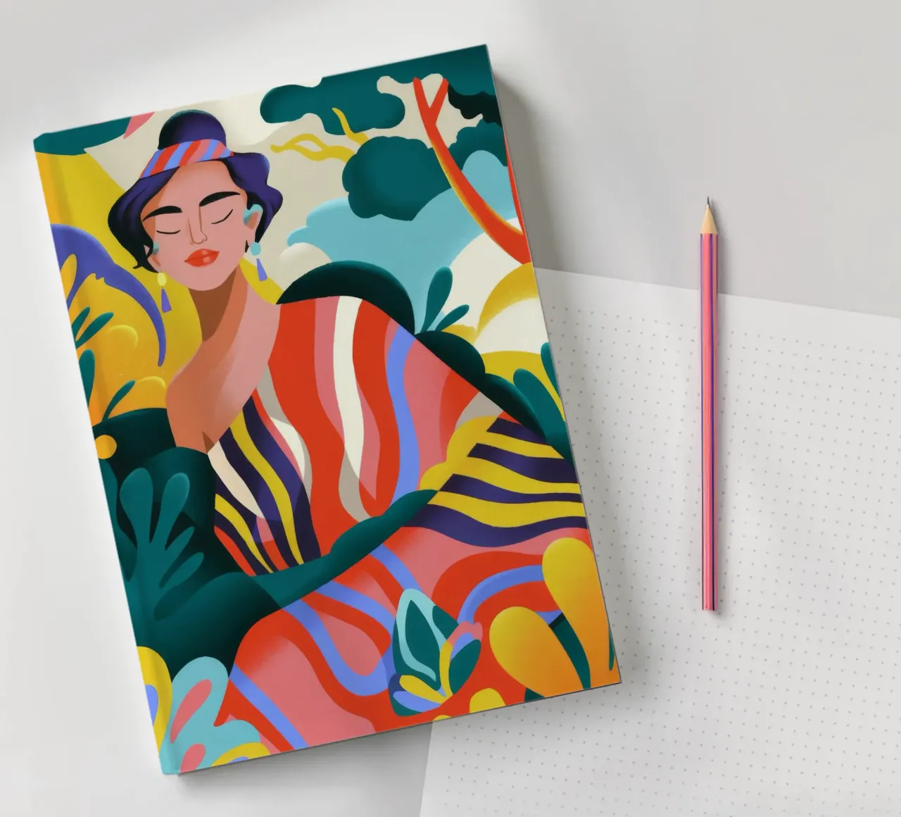 Tropical Serenity Muse notebook by Kamera Obskura