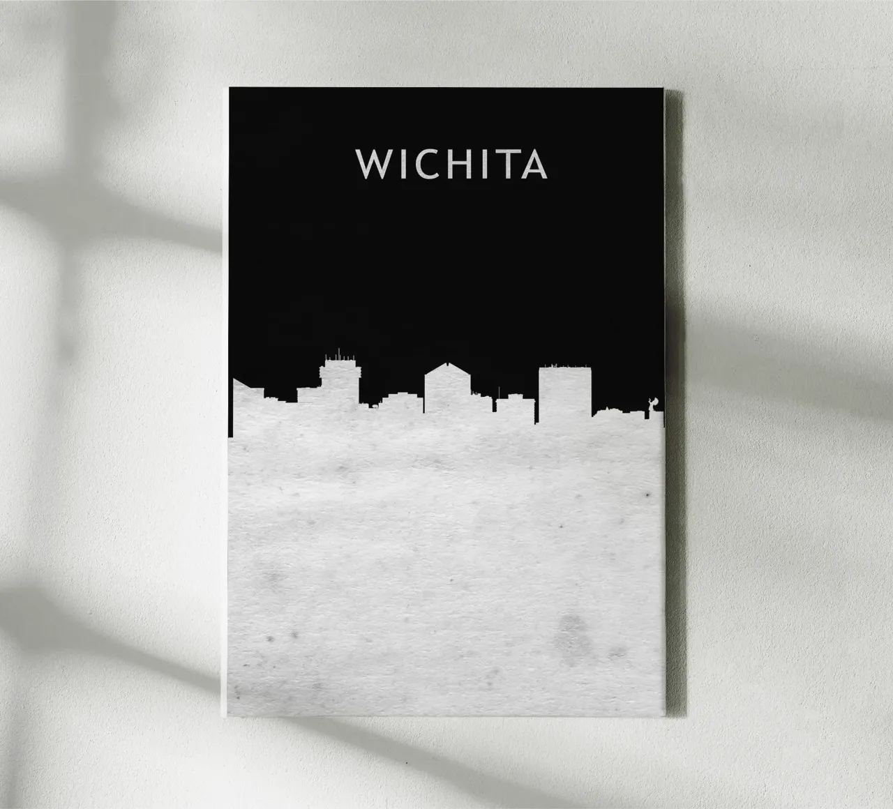Wichita Kansas tela con Cornice a cassetta da Travelstudio
