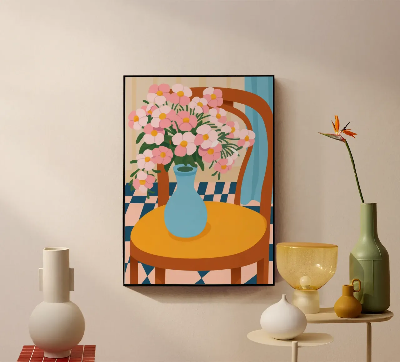 Vaso blu plexiglass da Kamera Obskura