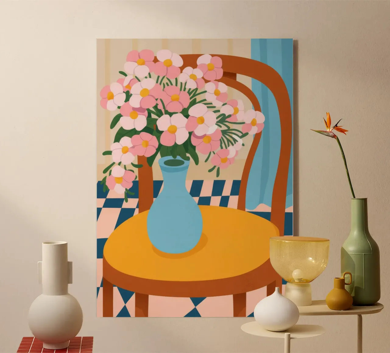 Vaso blu plexiglass da Kamera Obskura