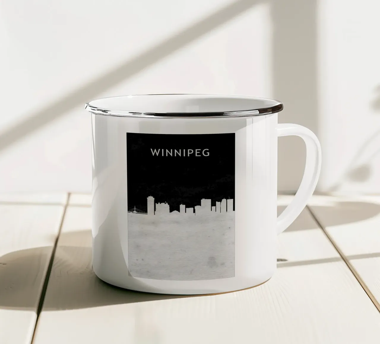 Winnipeg Canada tazza in smalto da Travelstudio