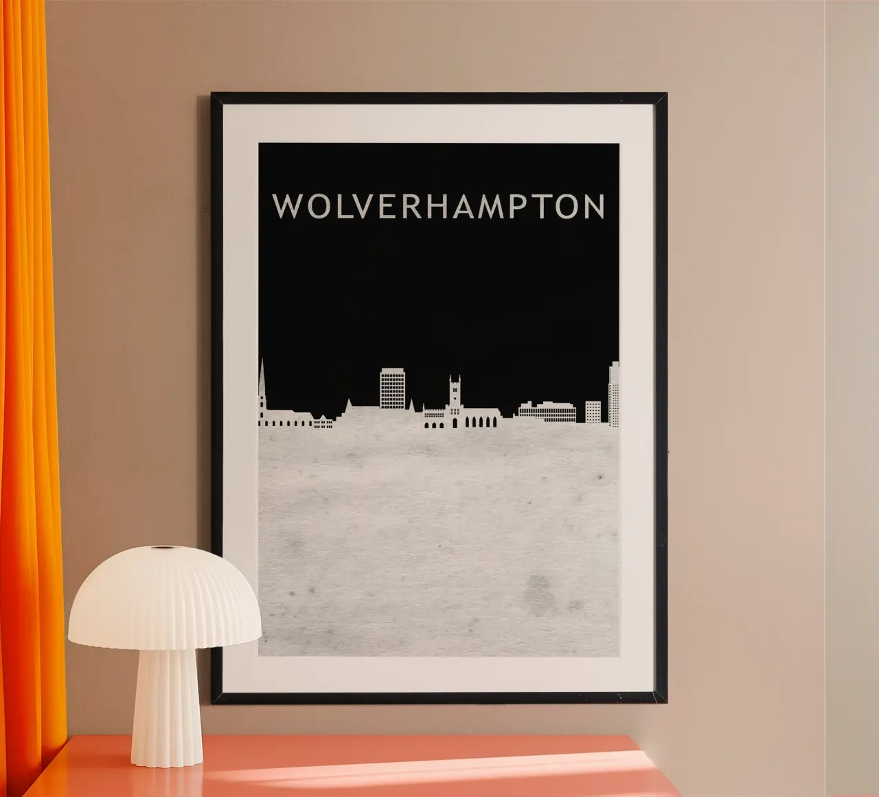Wolverhampton England poster van Travelstudio