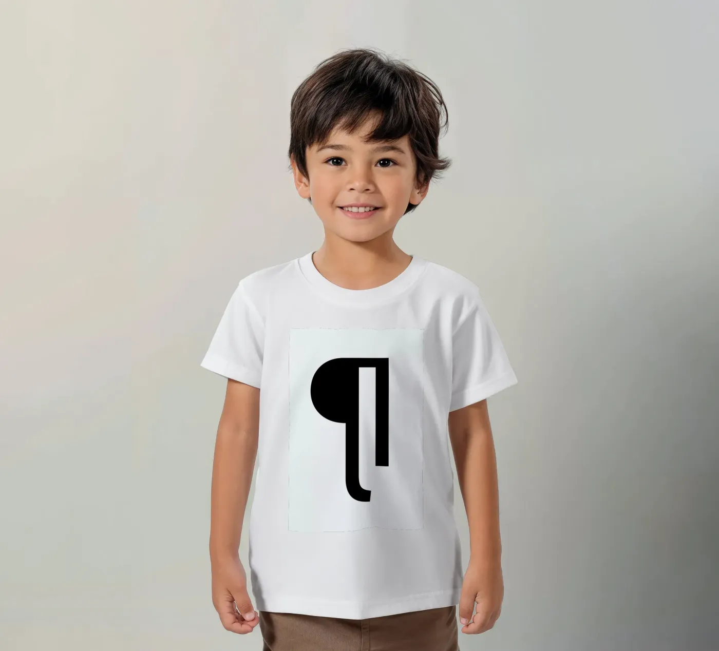 Paragraph t-shirt bambini da petiteCAPS