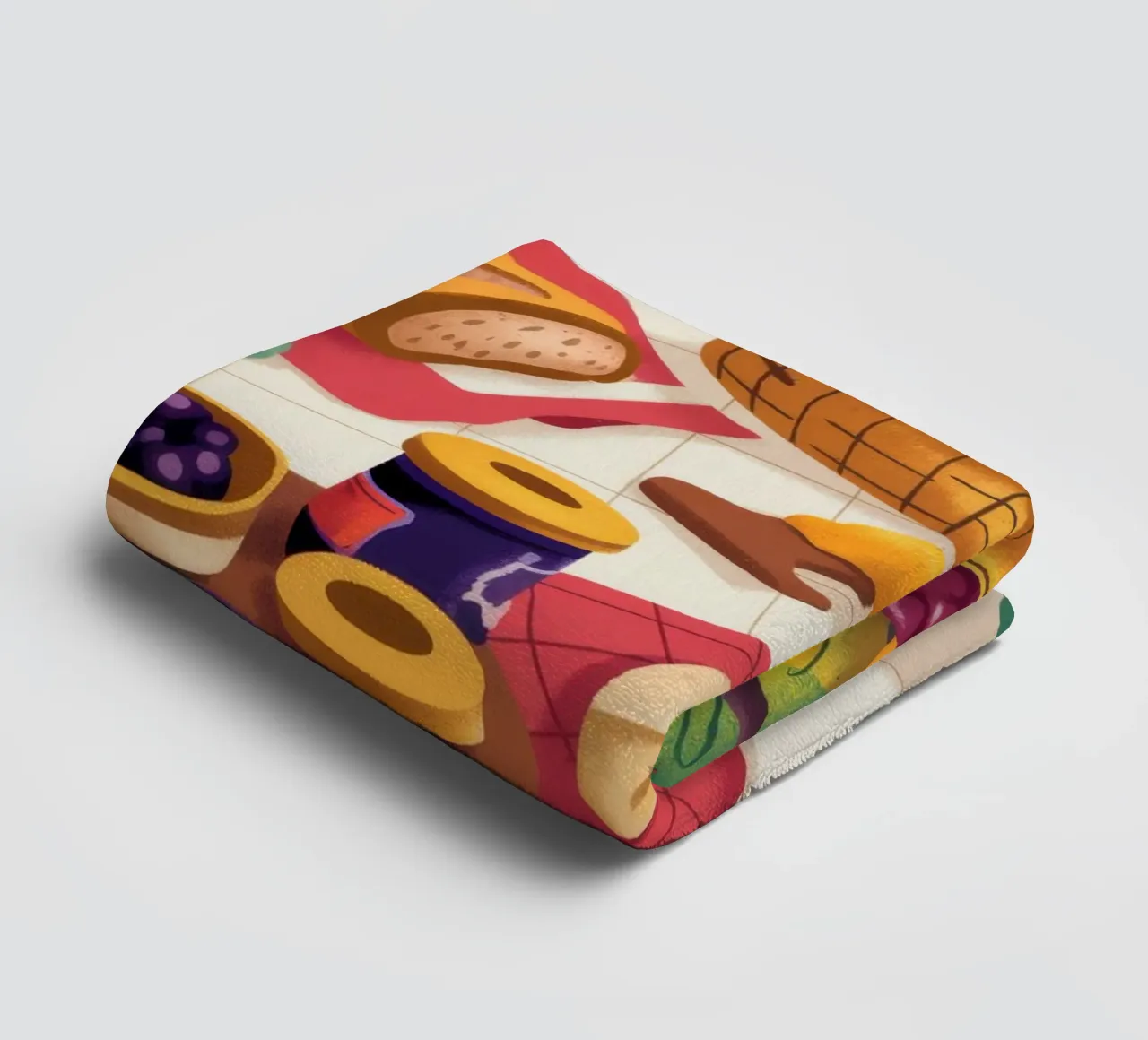Picknick Delight Spread badhanddoek van Kamera Obskura