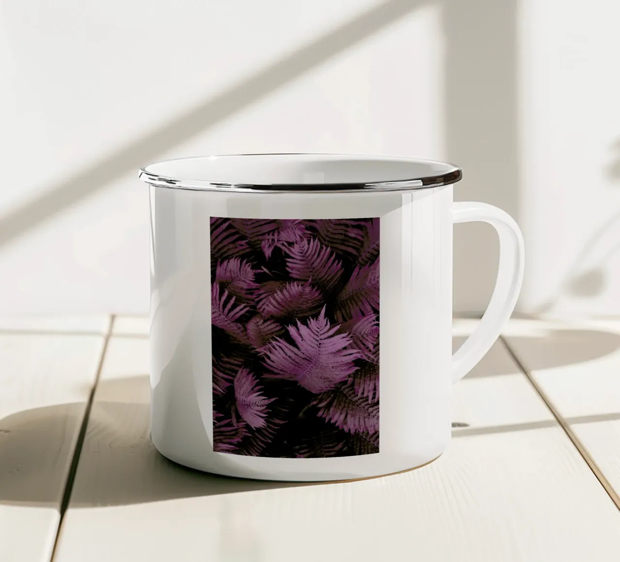 Foam 02 Emaille Tasse von Froilein Juno