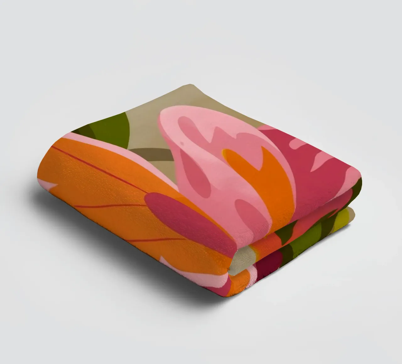 Bold Lily Bloom towel by Kamera Obskura