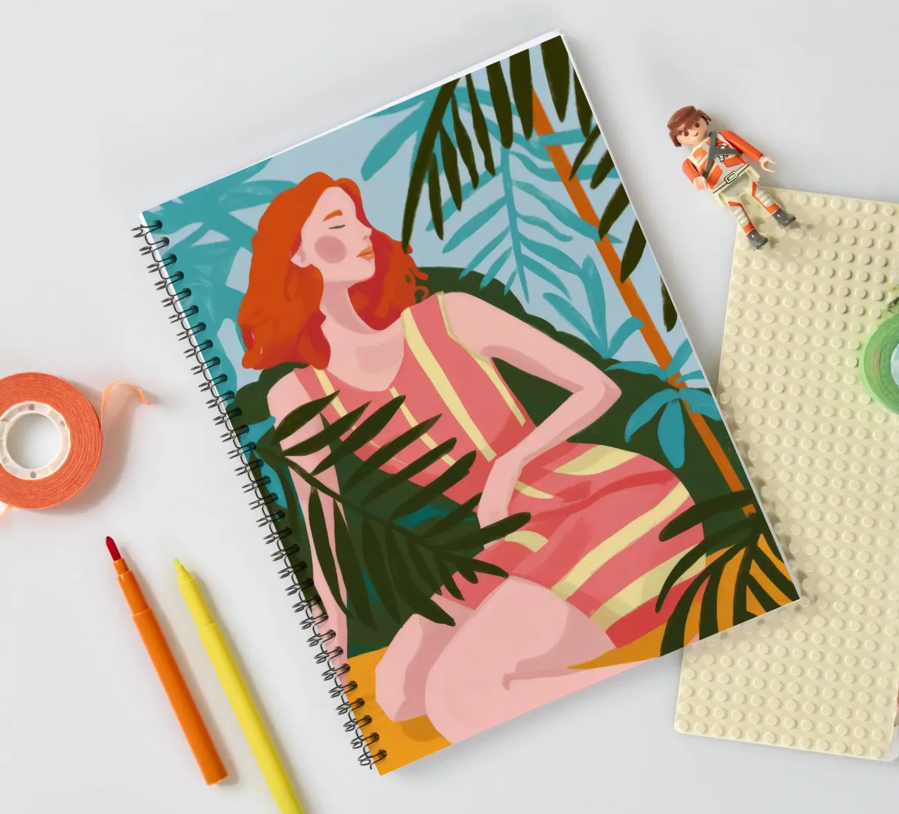 Garden Serenity Moment spiral notebook by Kamera Obskura