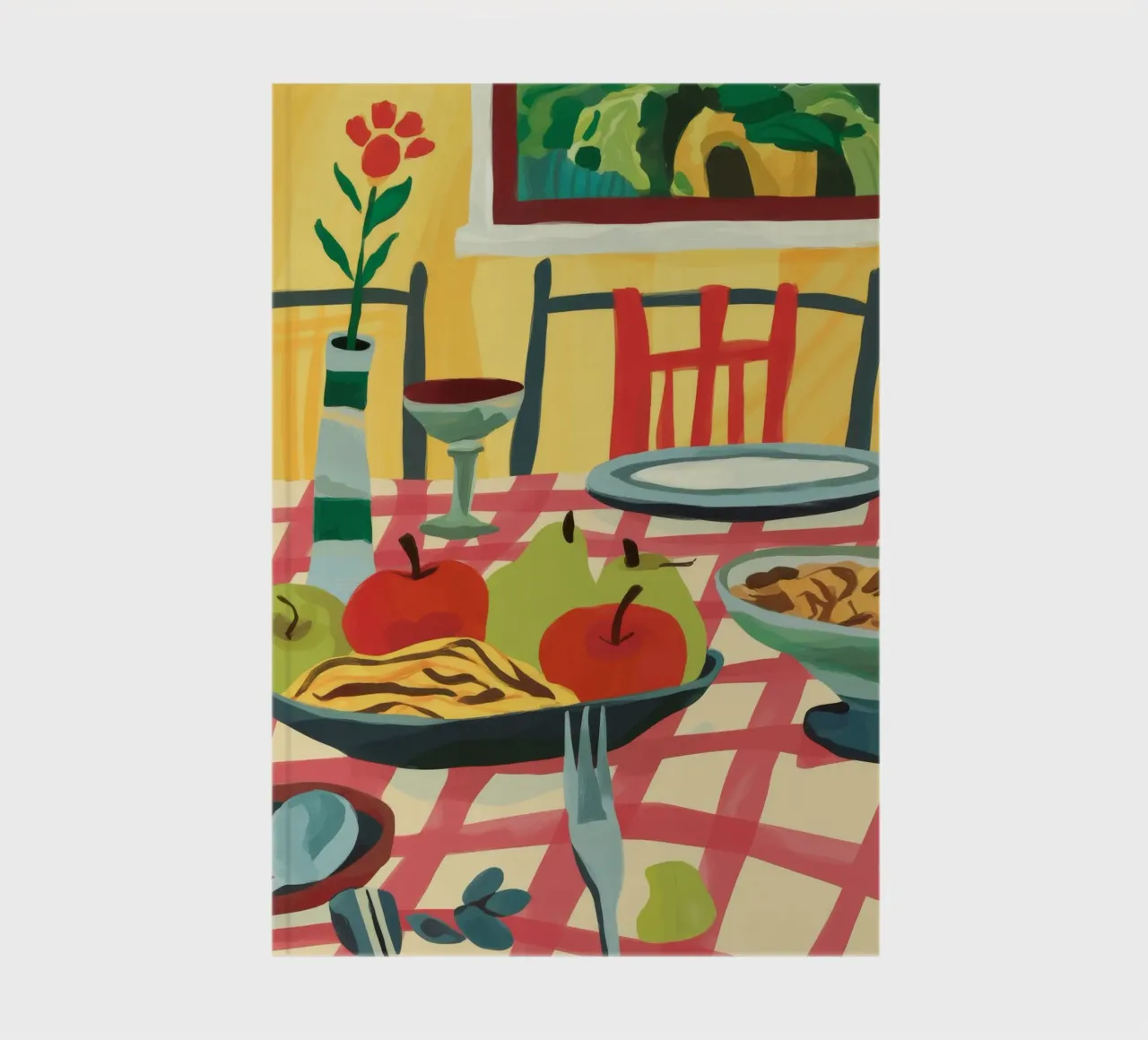 Sunny Table-Schmaus Notizbuch von Kamera Obskura