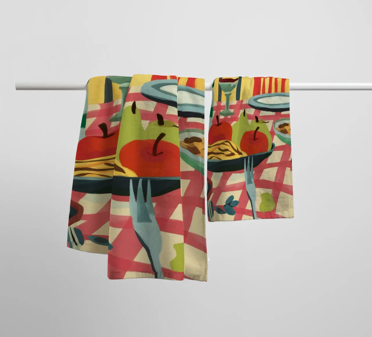 Sunny Table-Schmaus Handtuch von Kamera Obskura