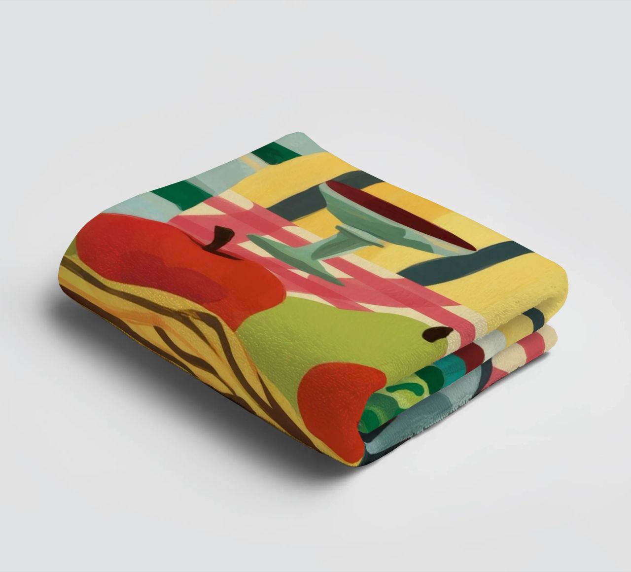 Sunny Table Feast towel by Kamera Obskura