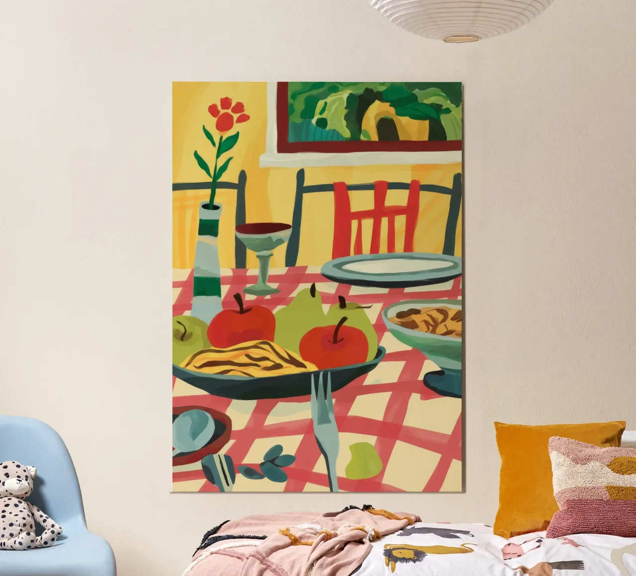 Le festin de la table ensoleillée alu dibond de Kamera Obskura