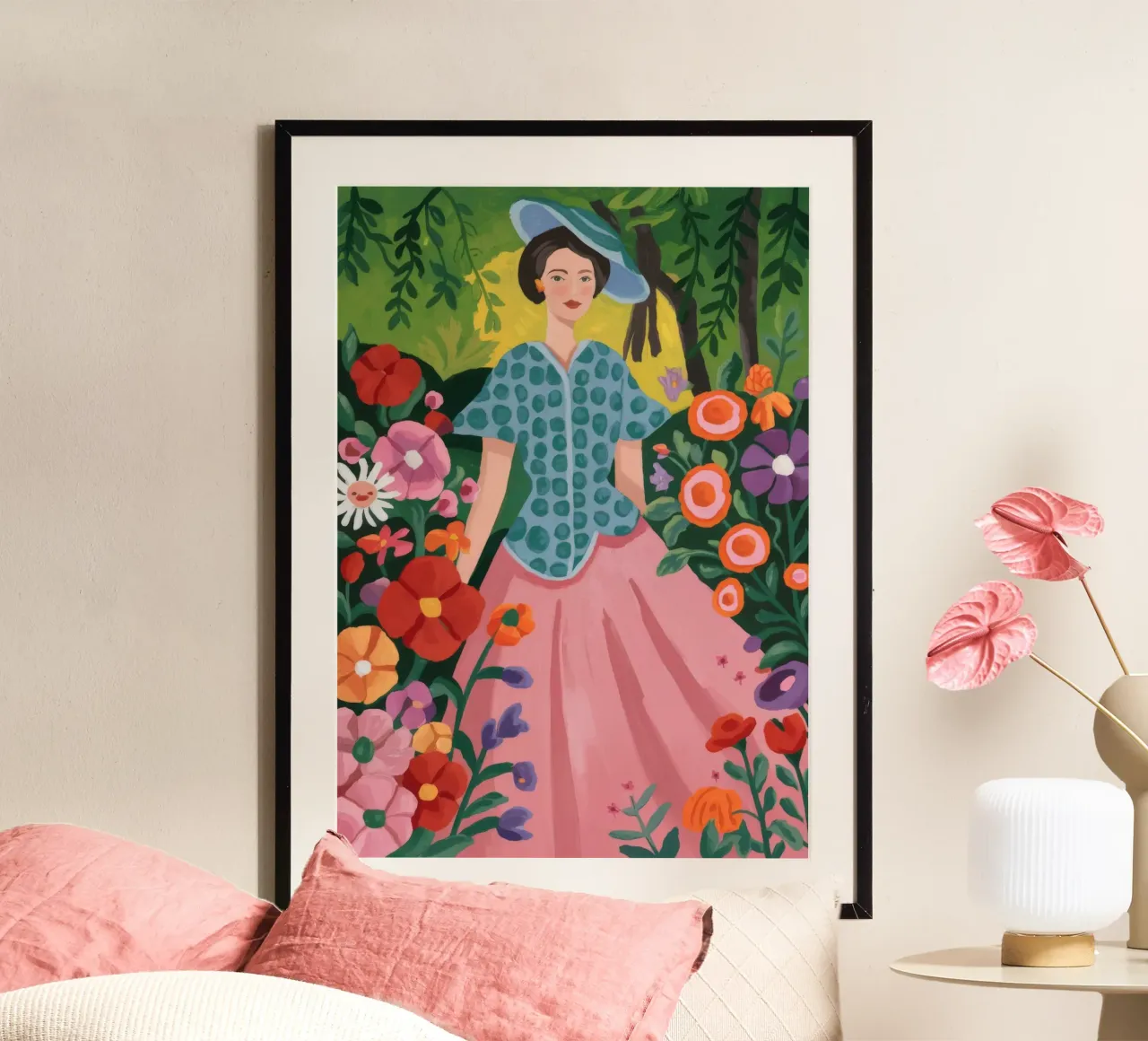 Abito floreale Grace carta hahnemühle da Kamera Obskura