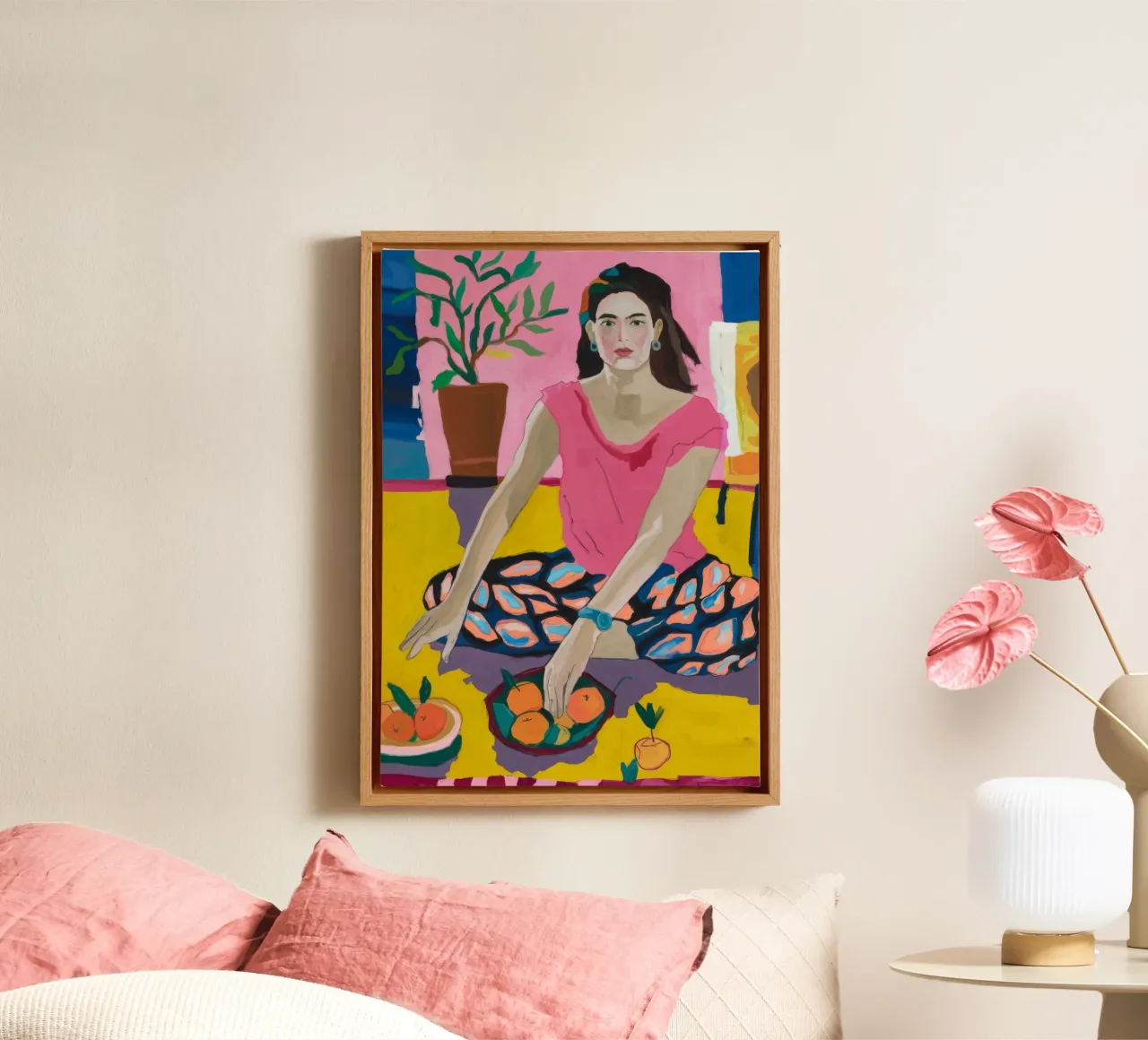 Fruit Picnic Bliss canvas by Kamera Obskura