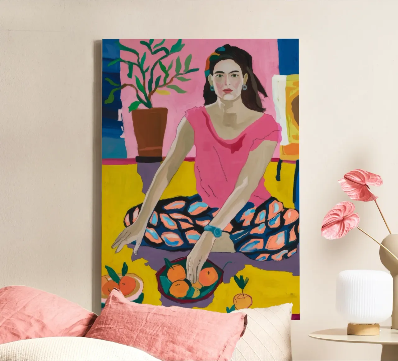Fruit Picnic Bliss canvas by Kamera Obskura