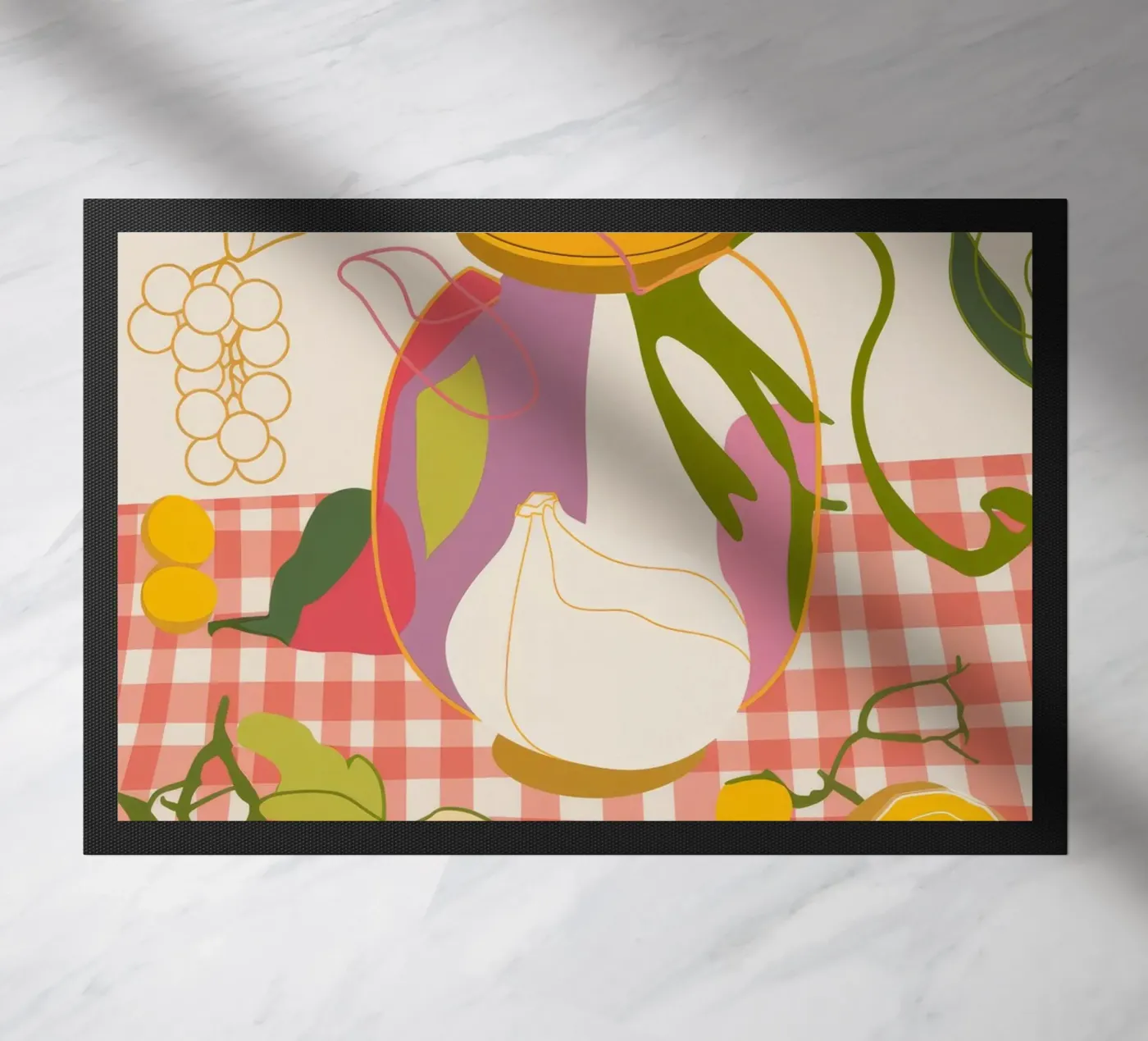 Citrus Table Harmony doormat by Kamera Obskura