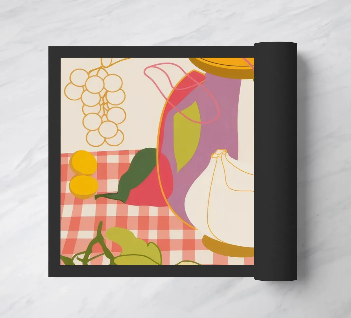 Citrus Table Harmony doormat by Kamera Obskura