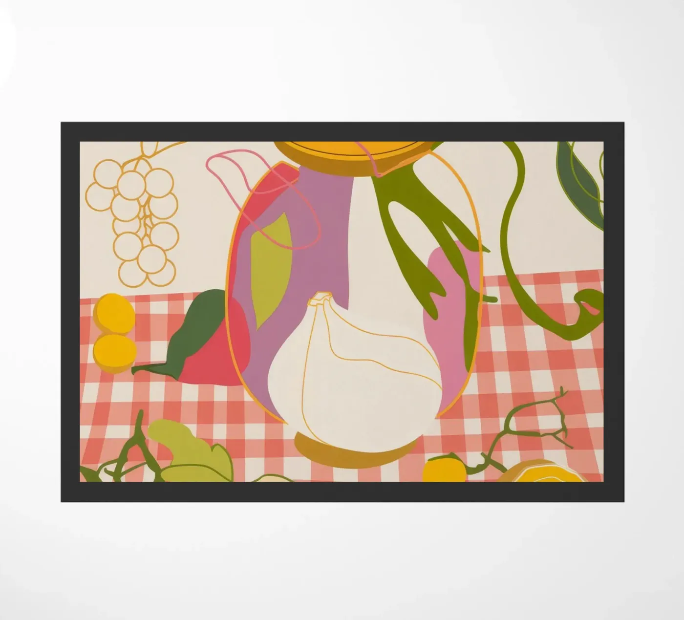 Citrus Table Harmony doormat by Kamera Obskura