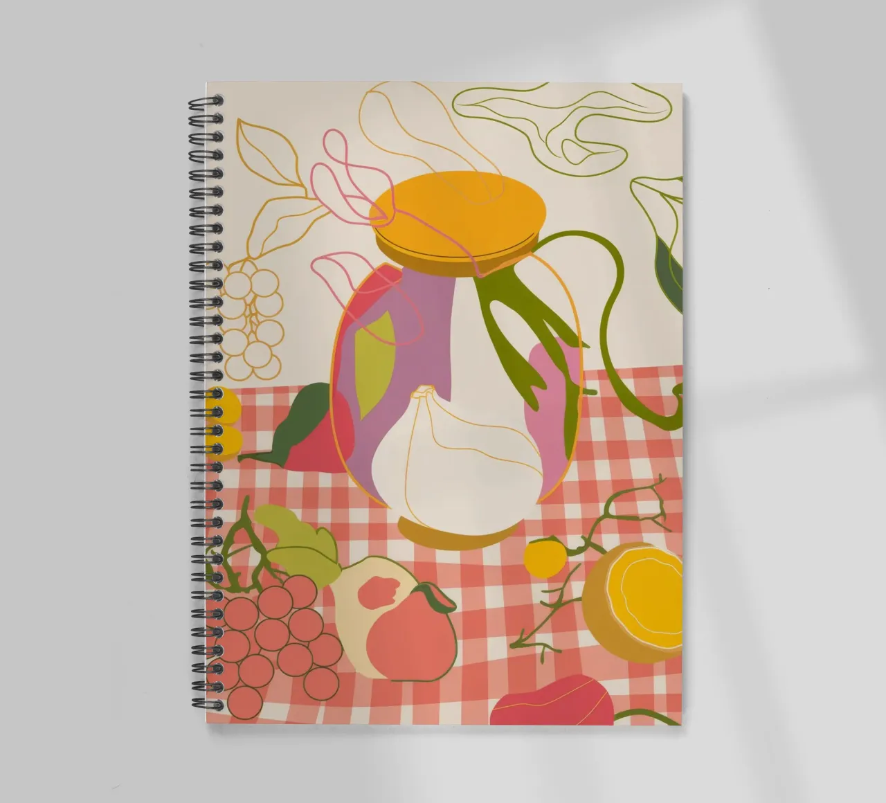 Citrus Table Harmony spiral notebook by Kamera Obskura